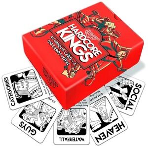 Hardcore Kings Card Game‎ – New & Sealed (160 Cards)